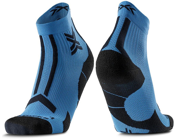 Носки X-Socks Trailrun Discover Ankle Mineral Blue/X Black - Фото 1 большая