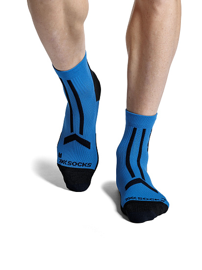 Носки X-Socks Trailrun Discover Ankle Mineral Blue/X Black - Фото 2 большая