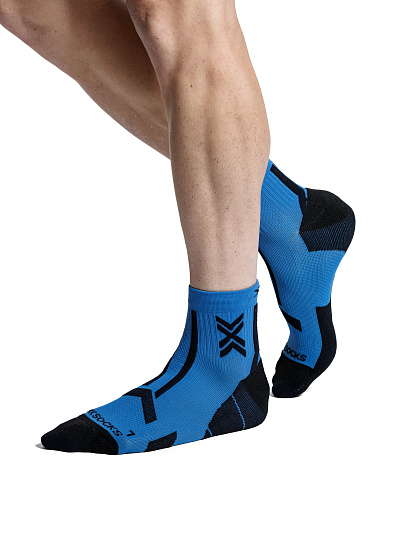 Носки X-Socks Trailrun Discover Ankle Mineral Blue/X Black - Фото 3 большая