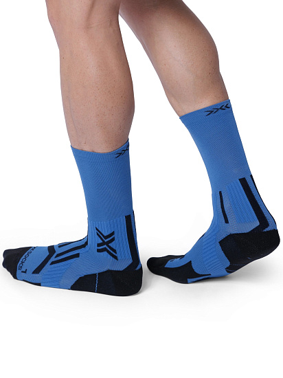 Носки X-Socks Trailrun Perform Crew Mineral Blue/X Black - Фото 3 большая
