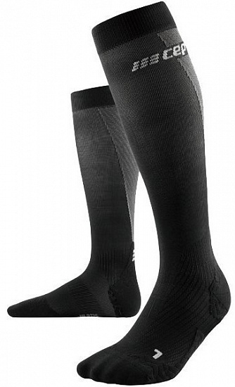 Носки женские CEP C1UUW Ultralight Black/Grey - Фото 1 большая