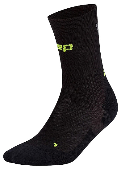 Носки женские CEP C2UUW Core Run Ultralight Mid Cut 4.0 Black/Grey - Фото 1 большая