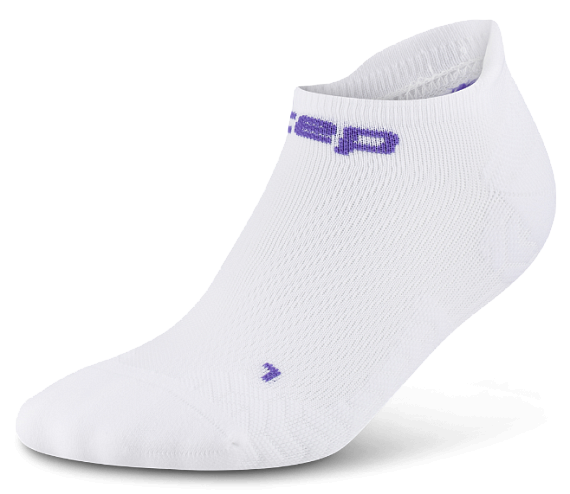 Носки мужские CEP C0UUM Core Run Ultralight No Show 4.0 White - Фото 1 большая