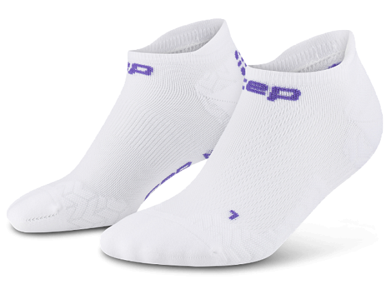 Носки мужские CEP C0UUM Core Run Ultralight No Show 4.0 White - Фото 3 большая