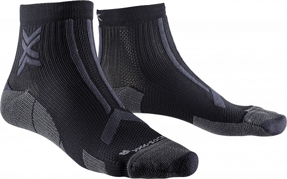 Носки X-Socks Trail Run Discover Ankle Black/Charcoal - Фото 1 большая