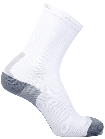 Носки X-Socks Run Discover Crew Arctic White/Pearl Grey - Фото 2 большая
