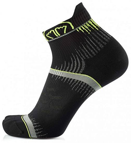 Носки Sidas Run Ultra Black/Yellow - Фото 5 большая