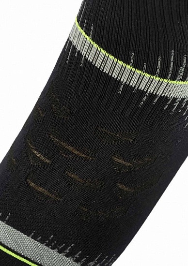 Носки Sidas Run Ultra Black/Yellow - Фото 6 большая