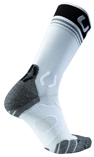 Носки мужские UYN Runner'S One Mid White/Black - Фото 2 большая