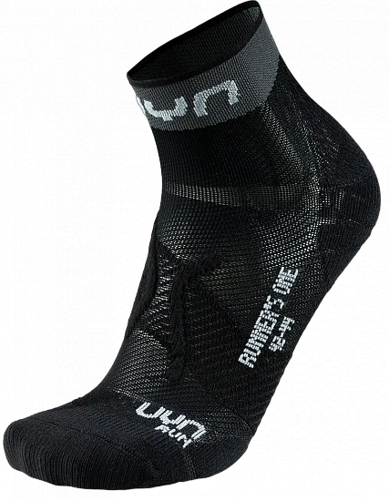 Носки женские UYN Runner'S One Black/Grey - Фото 1 большая