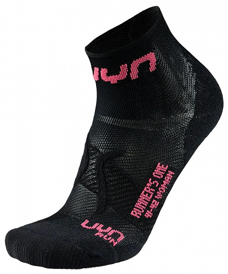 Носки женские UYN Runner'S One Black/Pink - Фото 1 большая