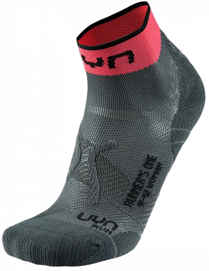 Носки женские UYN Runner'S One Anthracite/Pink - Фото 1 большая
