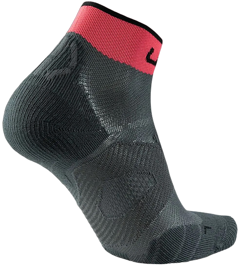Носки женские UYN Runner'S One Anthracite/Pink - Фото 2 большая