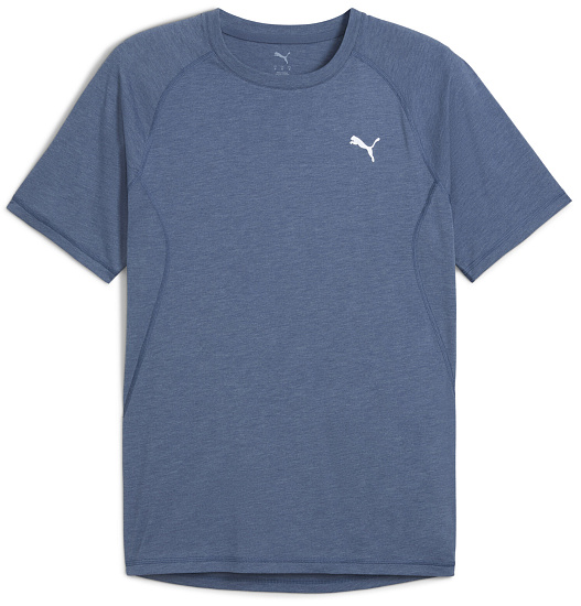 Футболка мужская Puma Run Vel Tri-Blend Dark Indigo/Heather - Фото 1 большая