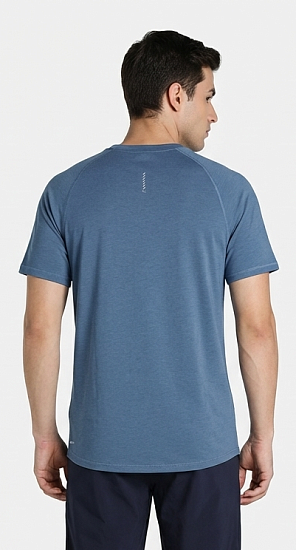 Футболка мужская Puma Run Vel Tri-Blend Dark Indigo/Heather - Фото 4 большая
