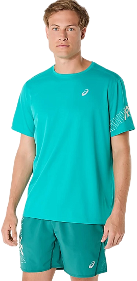 Футболка мужская ASICS Icon Top Wave Teal - Фото 3 большая