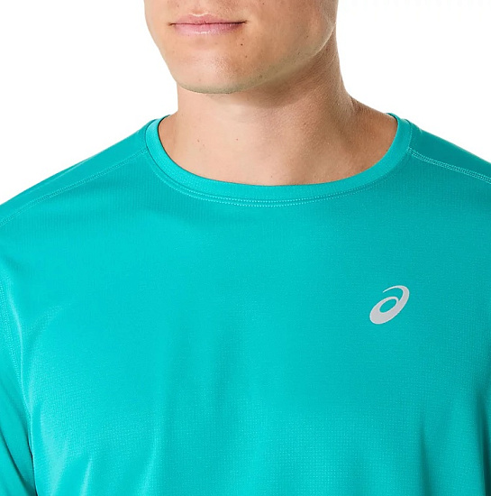 Футболка мужская ASICS Icon Top Wave Teal - Фото 6 большая