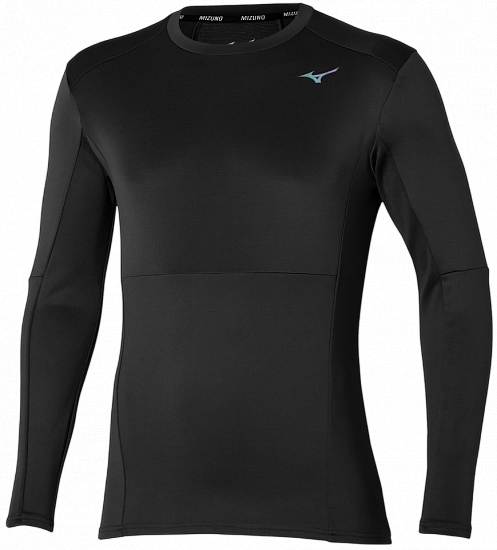 Лонгслив мужской Mizuno Thermal Charge Bt Black - Фото 1 большая