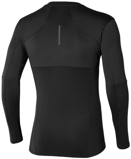 Лонгслив мужской Mizuno Thermal Charge Bt Black - Фото 2 большая