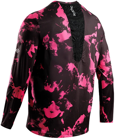 Лонгслив мужской X-Bionic Corefusion Run Wolfpack/Black/Neo Pink Winter - Фото 2 большая