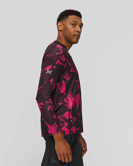 Лонгслив мужской X-Bionic Corefusion Run Wolfpack/Black/Neo Pink Winter - Фото 4 большая