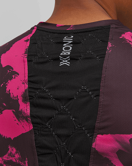 Лонгслив мужской X-Bionic Corefusion Run Wolfpack/Black/Neo Pink Winter - Фото 6 большая