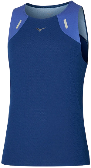 Майка мужская Mizuno Tech Light Estate Blue - Фото 1 большая