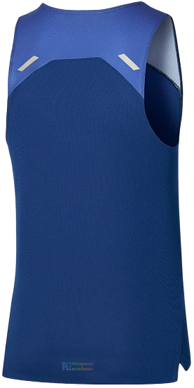 Майка мужская Mizuno Tech Light Estate Blue - Фото 2 большая