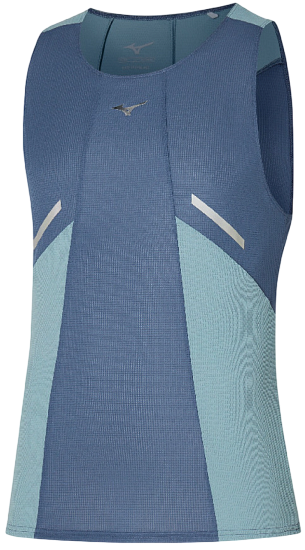 Майка мужская Mizuno DryAeroFlow Vintage Indigo - Фото 1 большая