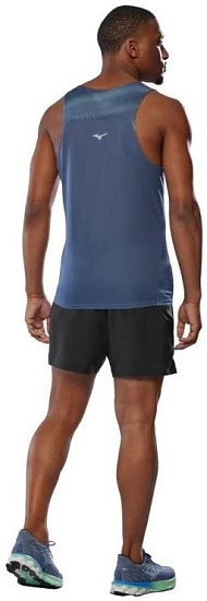 Майка мужская Mizuno DryAeroFlow Graphic Citadel - Фото 4 большая