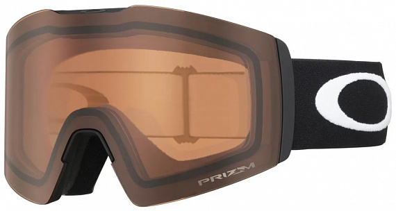 Горнолыжная маска Oakley Fall Line L Matte Black/Prizm Persimmon - Фото 1 большая
