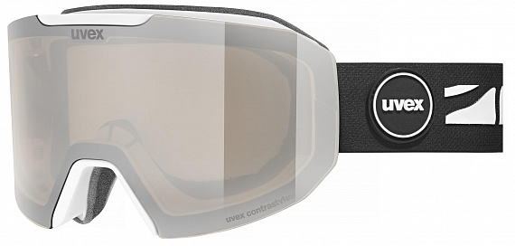 Горнолыжная маска Uvex Evidnt Attract White Matt/Silver - Фото 1 большая