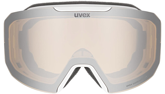 Горнолыжная маска Uvex Evidnt Attract White Matt/Silver - Фото 2 большая