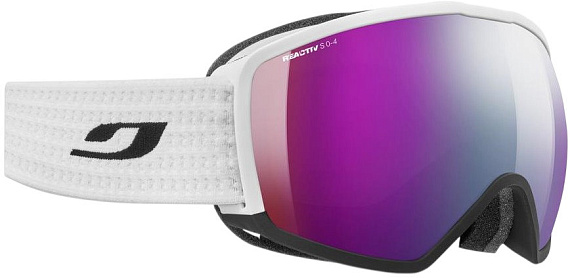 Горнолыжная маска Julbo Hit Otg Reactiv 0-4 High Contrast White/Black - Фото 1 большая