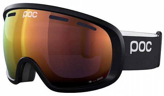 Горнолыжная маска POC Fovea Uranium Black/Partly Sunny Orange - Фото 1 большая