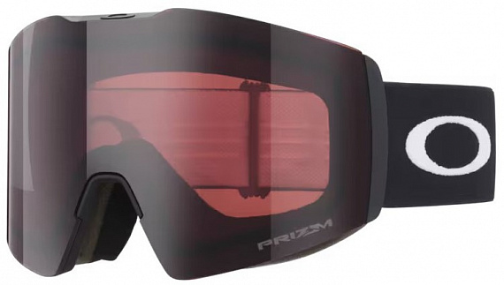 Горнолыжная маска Oakley Fall Line L Matte Black/Prizm Garnet - Фото 1 большая