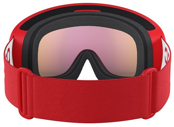 Горнолыжная маска POC Fovea Prismane Red/Partly Sunny Orange - Фото 4 большая