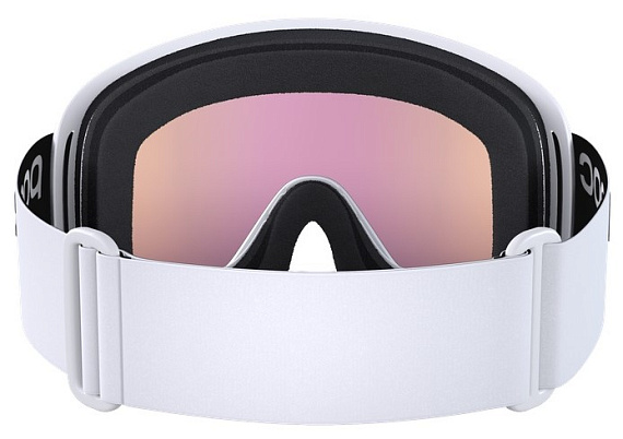 Горнолыжная маска POC Opsin Hydrogen White/Partly Sunny Orange - Фото 4 большая