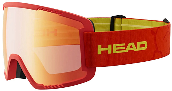 Горнолыжная маска Head Contex Red/FMR Yellow/Red - Фото 1 большая