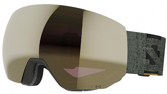 Горнолыжная маска Salomon Radium Pro Sigma Rosin/Black Gold - Фото 1 большая