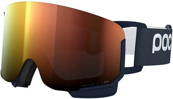 Горнолыжная маска POC Nexal Apatite Navy/Partly Sunny Orange - Фото 1 большая