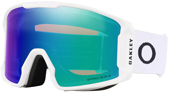 Горнолыжная маска Oakley Line Miner L Matte White/Prizm Argon Iridium - Фото 1 большая