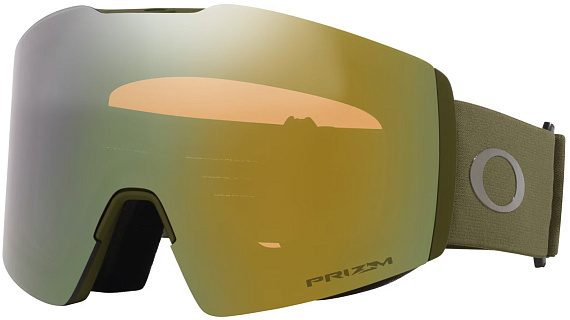 Горнолыжная маска Oakley Fall Line L Matte Dark Brush/Prizm Sage Gold Iridium - Фото 1 большая