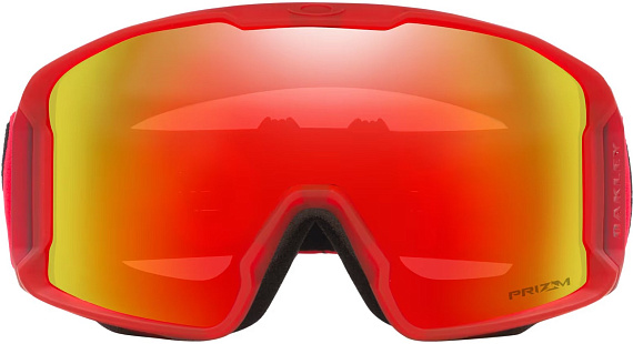 Горнолыжная маска Oakley Line Miner L Matte B1B Redline/Prizm Torch Iridium - Фото 2 большая