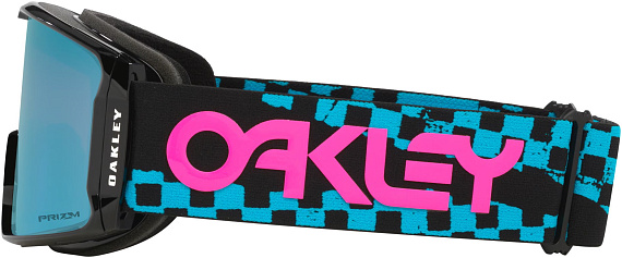 Горнолыжная маска Oakley Line Miner L Chex Black/Prizm Snow Sapphire Iridium - Фото 4 большая
