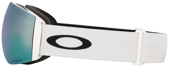 Горнолыжная маска Oakley Flight Deck Pro L Matte White/Prizm Sapphire & Prizm Iced - Фото 2 большая