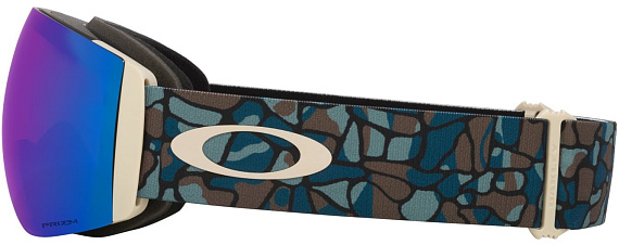 Горнолыжная маска Oakley Flight Deck Pro L Matte Black/Prizm Argon & Prizm Sapphire - Фото 2 большая