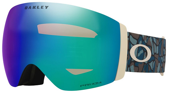 Горнолыжная маска Oakley Flight Deck Pro L Matte Black/Prizm Argon & Prizm Sapphire - Фото 1 большая