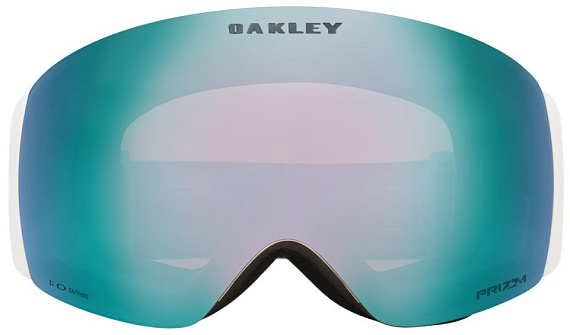 Горнолыжная маска Oakley Flight Deck Pro M Matte White/Prizm Sapphire & Prizm Iced - Фото 4 большая