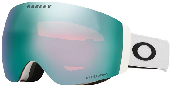 Горнолыжная маска Oakley Flight Deck Pro M Matte White/Prizm Sapphire & Prizm Iced - Фото 1 большая